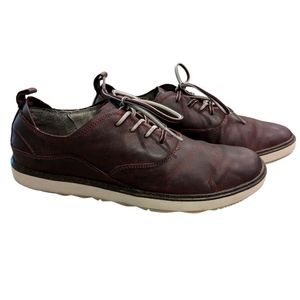 Merrell Huckleberry Leather Brown Sugar Lace Shoes Sneakers Women 8.5